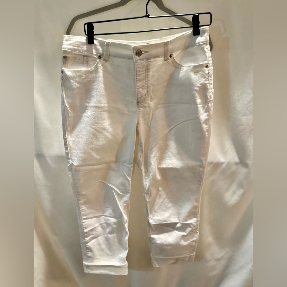 Chico’s So-Lifting Women’s Slim Skinny Jeans - white - size 1.5 / 10
